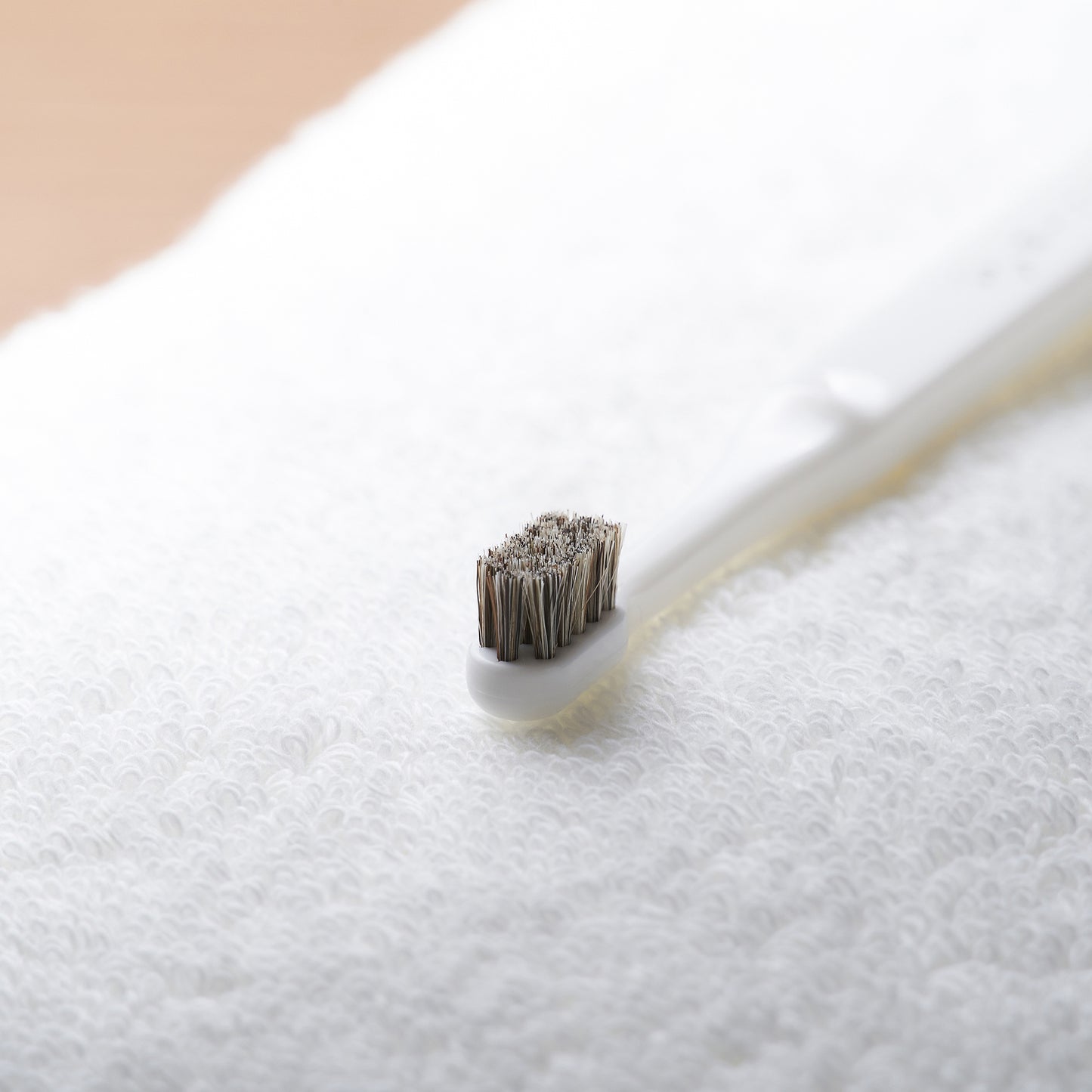 柔らかい天然毛歯ブラシ ミガケンデ 小型犬用 確かな心地 ウマ植毛 確かな磨き心地 1本